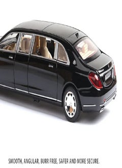 Generic Mercedes Benz Maybach S650 1:32 Extended Version Diecast Metal Alloy Model Car Sound Light Collection Kids Toy Gifts (Black)  - Image 5