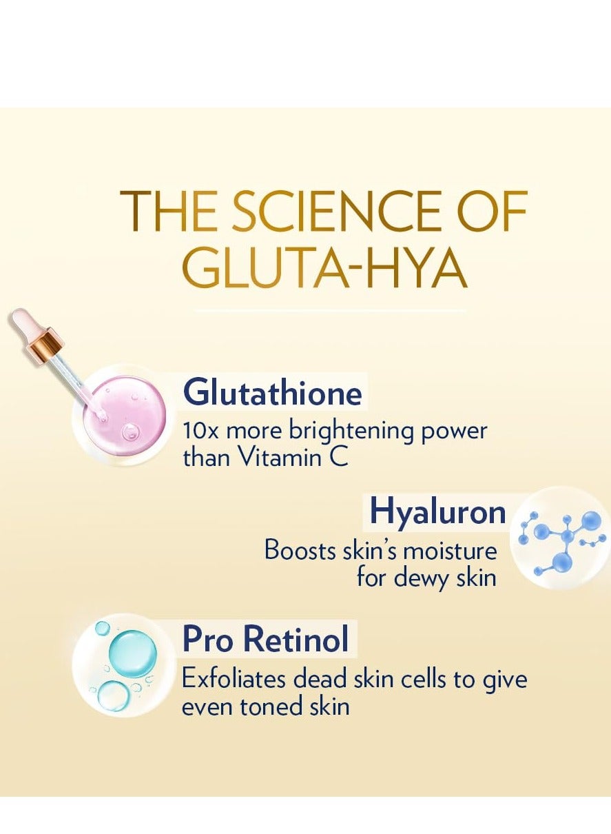 Vaseline Vaseline Gluta-Hya Flawless Glow Lotion for Face & Body | Gives Brighter Skin | Glutathione & Pro-Retinol Infused Moisturizer, 200ml | Best Price UAE
