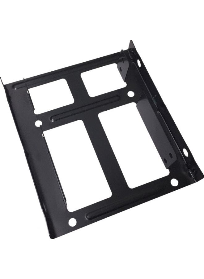 Suoli 2.5 To 3.5 Inch Dual Hard Drive Bracket Set, Desktop Hard Drive Tray, Black, Five-Piece Set, Sl-St02 - Image 2