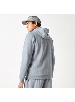 Kappa Kappa Logo Embroidered Hooded Sweatshirt with Pockets  - Image 4