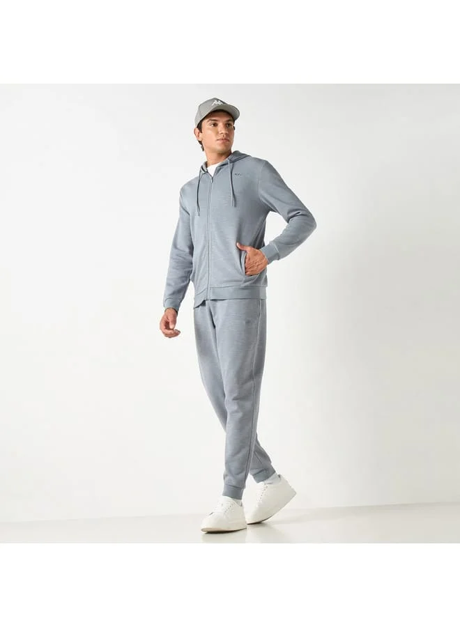 Kappa Kappa Logo Embroidered Hooded Sweatshirt with Pockets