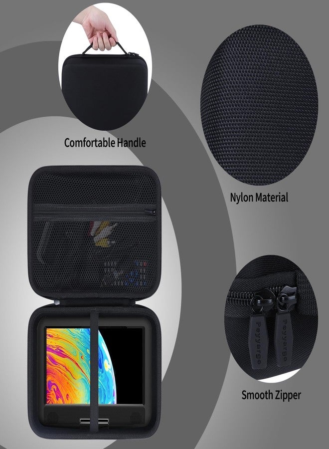 Peyyargo DVD Player Case Compatible with 11.5" - 12.5" inch/for MEGATEK 12.5"/ DBPOWER 11.5"/ HDJUNTUNKOR 12"/ SQQBZZ 11.5"/ ieGeek 11.5"/ WONNIE 12" Portable DVD Player Black - Image 5