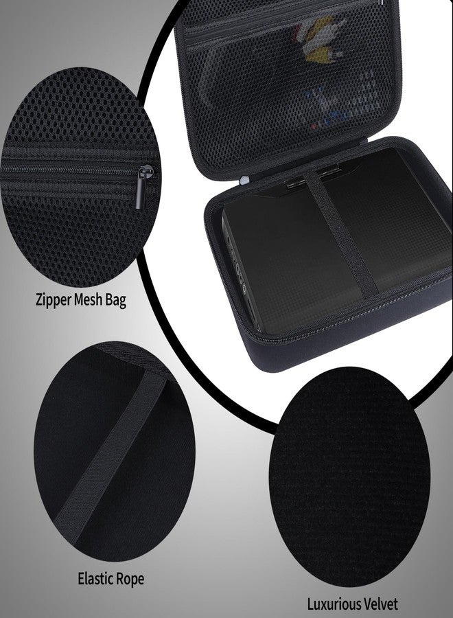 Peyyargo DVD Player Case Compatible with 11.5" - 12.5" inch/for MEGATEK 12.5"/ DBPOWER 11.5"/ HDJUNTUNKOR 12"/ SQQBZZ 11.5"/ ieGeek 11.5"/ WONNIE 12" Portable DVD Player Black - Image 4