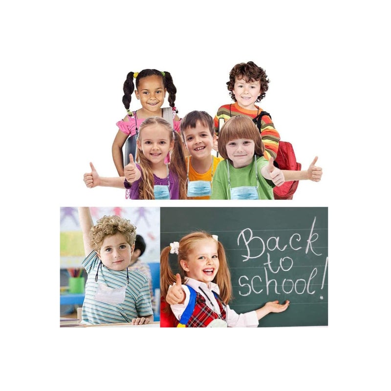 SOLARAE Children lanyard Lanyard for Kids Adults Adjustable Length Face Lanyard with Clips at Both Ends Neck Brace and Ear Protection Children Lanyard for Suitable School Outdoor Sports - Image 2