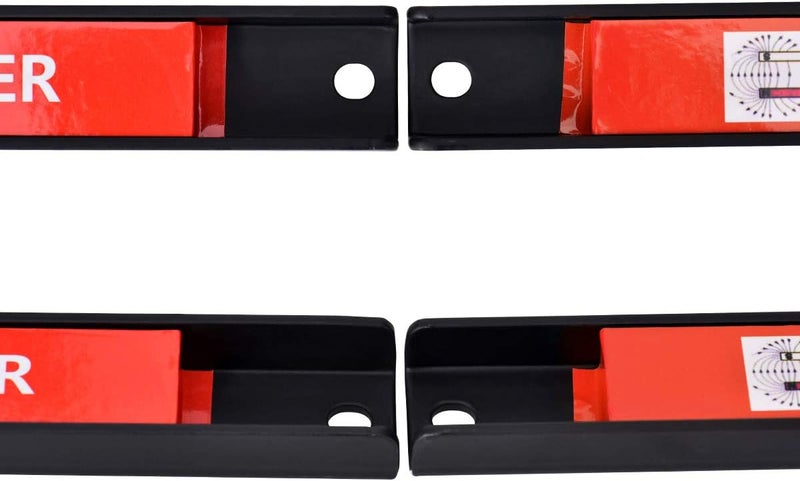CooFel Magnetic Tool Holder 18 Inch 8 Pack Heavy Duty Magnet Tool Bar Strip Rack Wall Mount Red - Image 3