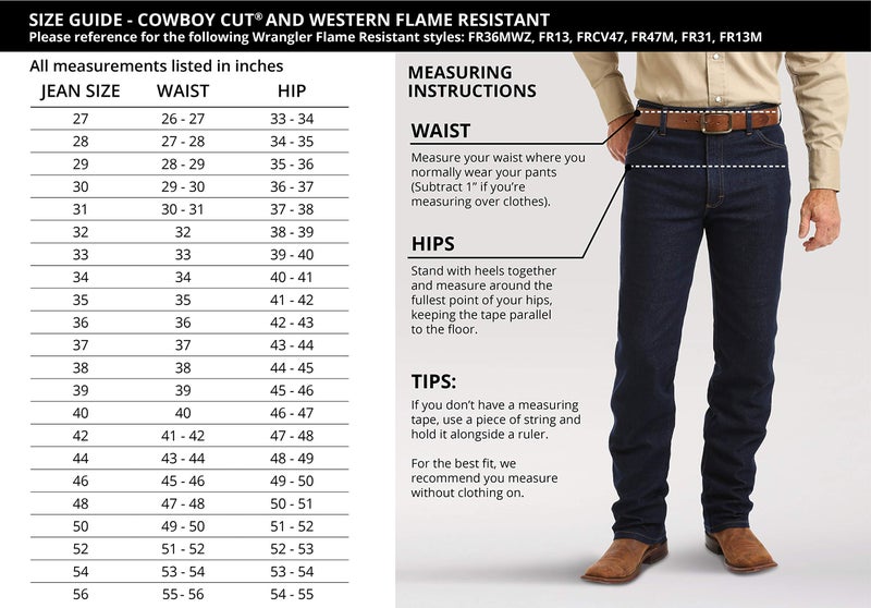 Wrangler Riggs Workwear mens Fr Flame Resistant Relaxed Fit jeans, Medium Fade, 38W x 34L US - Image 5