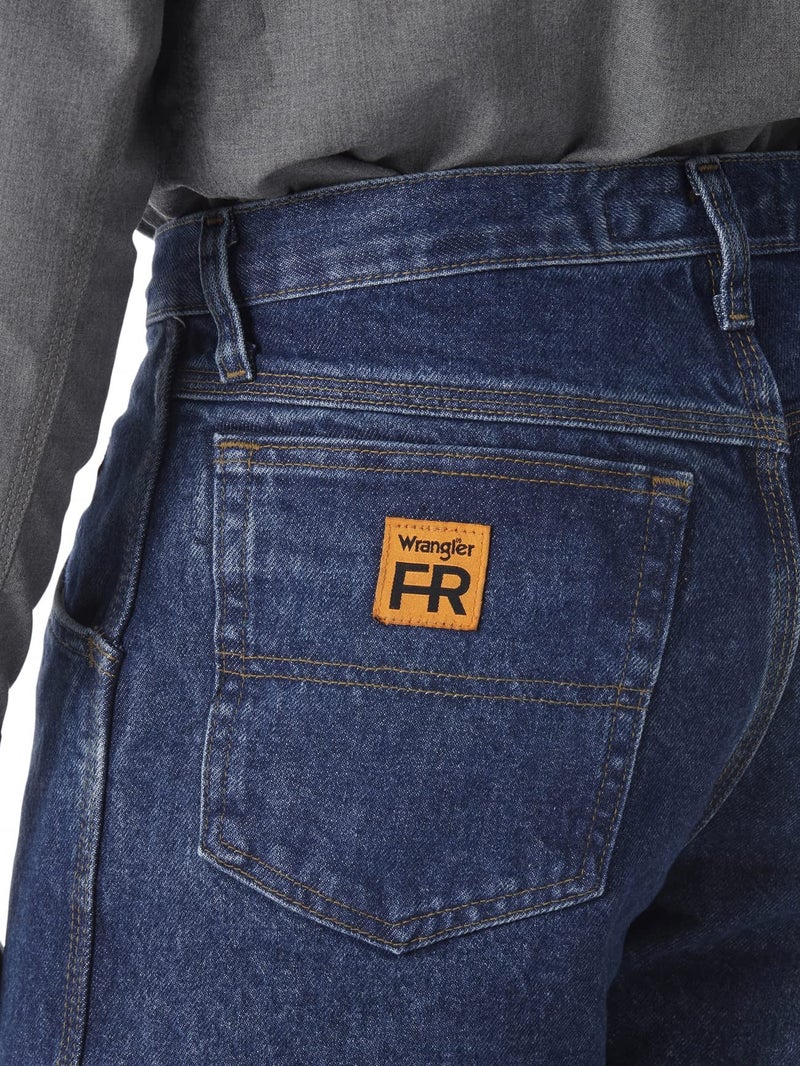 Wrangler Riggs Workwear mens Fr Flame Resistant Relaxed Fit jeans, Medium Fade, 38W x 34L US - Image 4