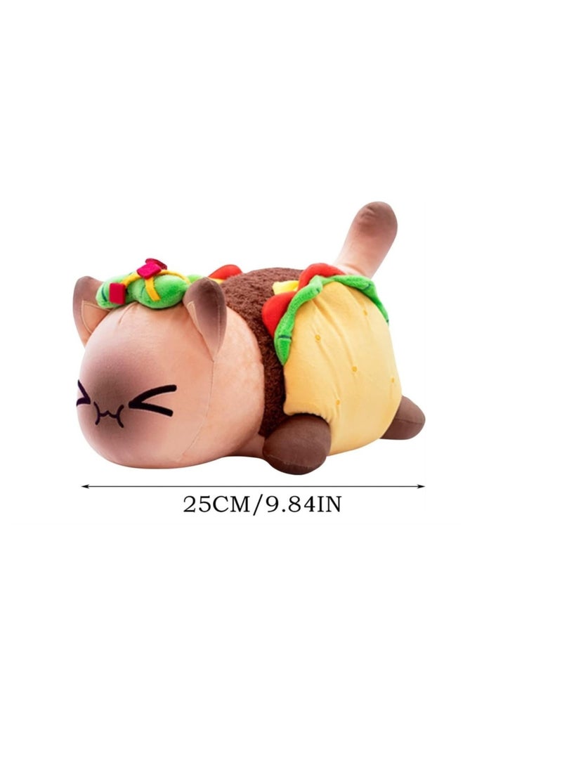 Y&D MeeMeows Cat Plush Toy Aphmau Meemeows Plush Dolls Cat Food Plushies Cat Mee Meow, Cute Anime Cartoon Cat Stuffed Animal Figure Toy Plush for Kids and Fans  - Image 2
