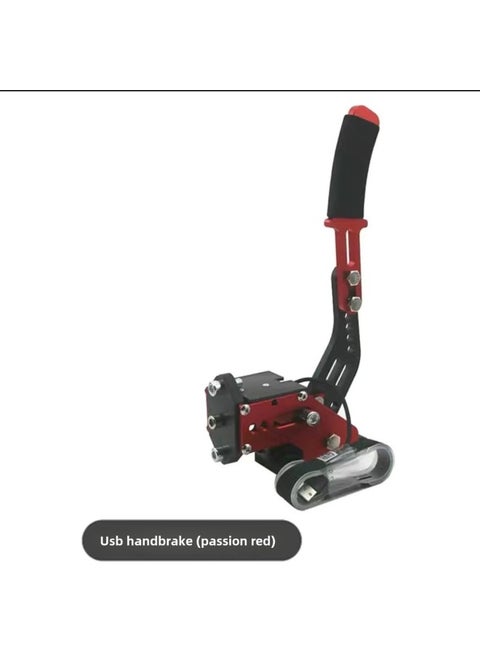 Applicable Dust Racing Plan G27 Speed Magic Game G29 Racing Simulator USB Drive-free Game Handbrake-Product Color:Hb02 Red Tableless Fixed Clamp