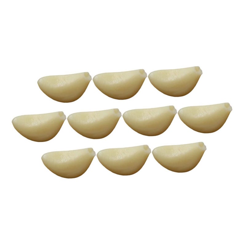 10 Pcs Lifelike Garlic Clove Models Artificial Polyresin Imitation Vegetable Props for Party Decor - Image 2