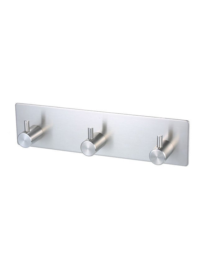 Y&D Robe Towel Wall Hanger Coat Hook Silver 19centimeter  - Image 1