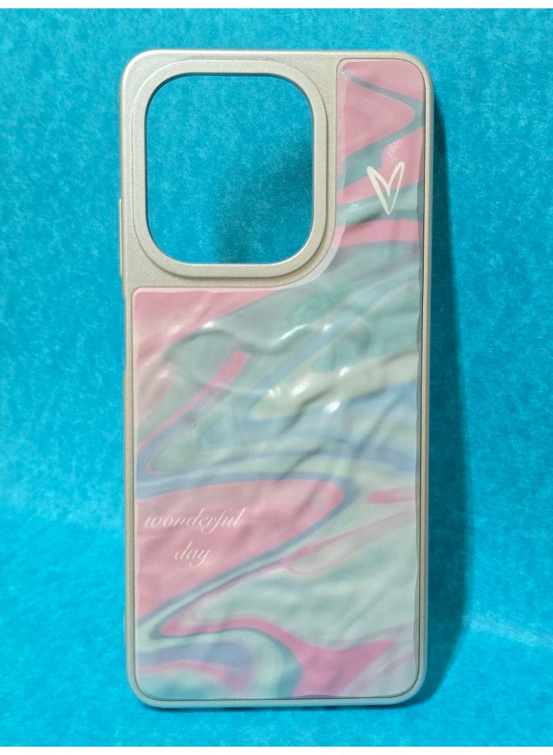 Back Cover With The Word written On It Wonderful Day Compatible with Phone Oppo A3X / A3 - Image 2