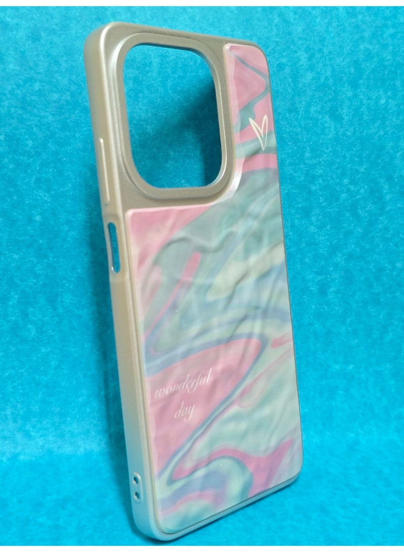 Back Cover With The Word written On It Wonderful Day Compatible with Phone Oppo A3X / A3 - Image 1