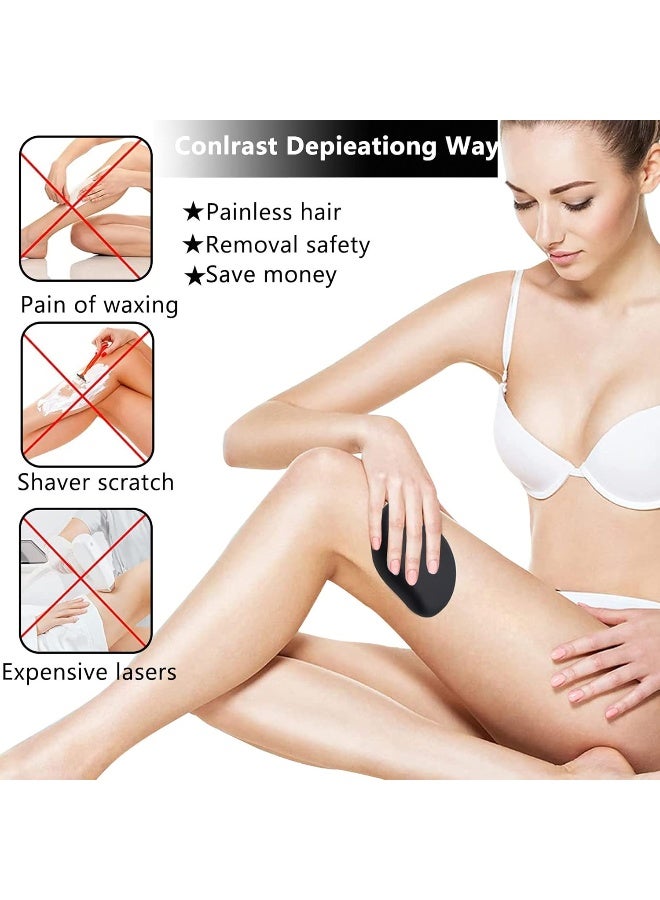 Crystal Hair Eraser for Women Legs Epilators Painless Exfoliating Magic Crystal Hair Remover for Body Armpits Bikini Lines Legs - Image 3