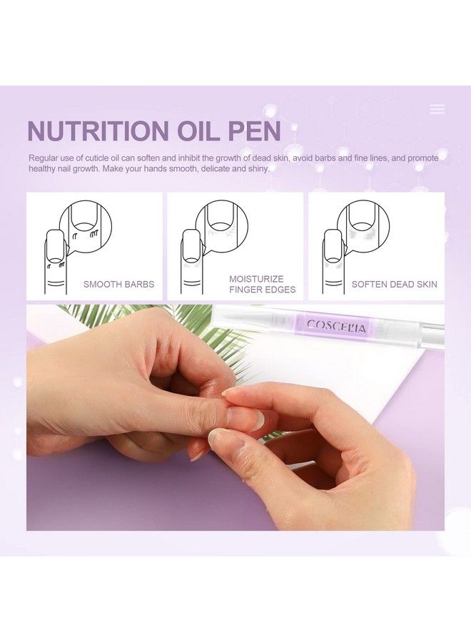 COSCELIA 10Pcs Cuticle Oil Pen Bulk For Nails Polish Repair Pen Nail Nourishment Polish With Vitamins To Nourish And Moisturize Skin For Cuticle Nail Care - Image 5