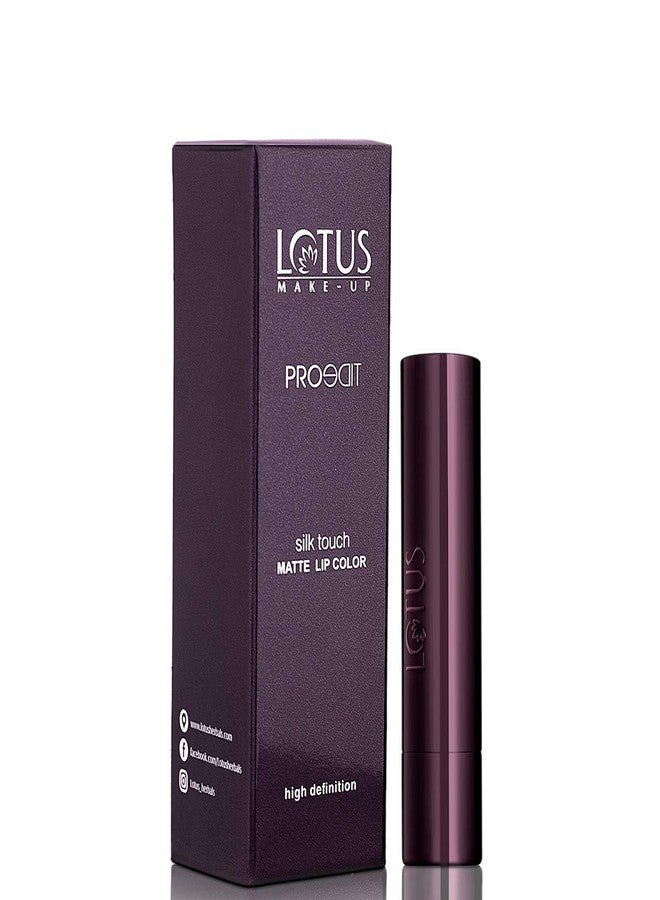 Lotus Makeup Proedit Silk Touch Matte Lip Color Cherry Berry Sm17, Cherry Berry, 4 g - Image 2