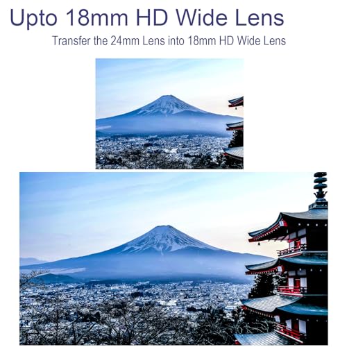 FotoZ 49MM 0.75x HD Wide Lens(W/Macro), for Canon EOS M6 M50 Mark II M100 M200 R50 R100 Accessories, Suitable for EF-M 15-45mm RF-S 18-45mm. Latest Update: Compatible with Ricoh GR4 via Adaptor GA-3. - Image 3