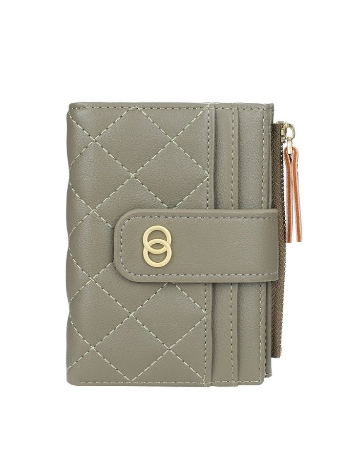 baellerry Women's Short Purse Zipper Small Wallet Korean Driver's License Bag Vertical Coin Purse Woman  - Image 1