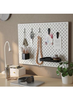 ESTABLISHER SKDIS 7Piece Accessories Set Black Versatile and Durable Storage Solution Ideal for Organizing Your SKDIS Pegboard Includes Hooks Containers and More for Efficient Space Management  - Image 2
