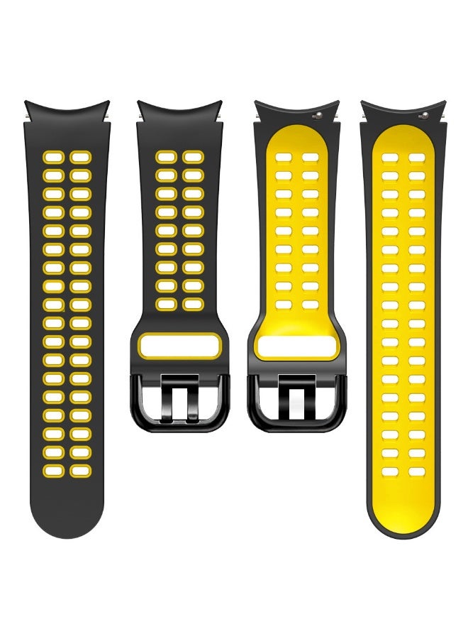 Samsung Watch 4/5/7 Dual-Color Silicone Band - Image 3