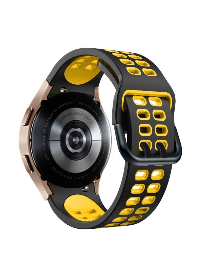 Samsung Watch 4/5/7 Dual-Color Silicone Band - Image 1