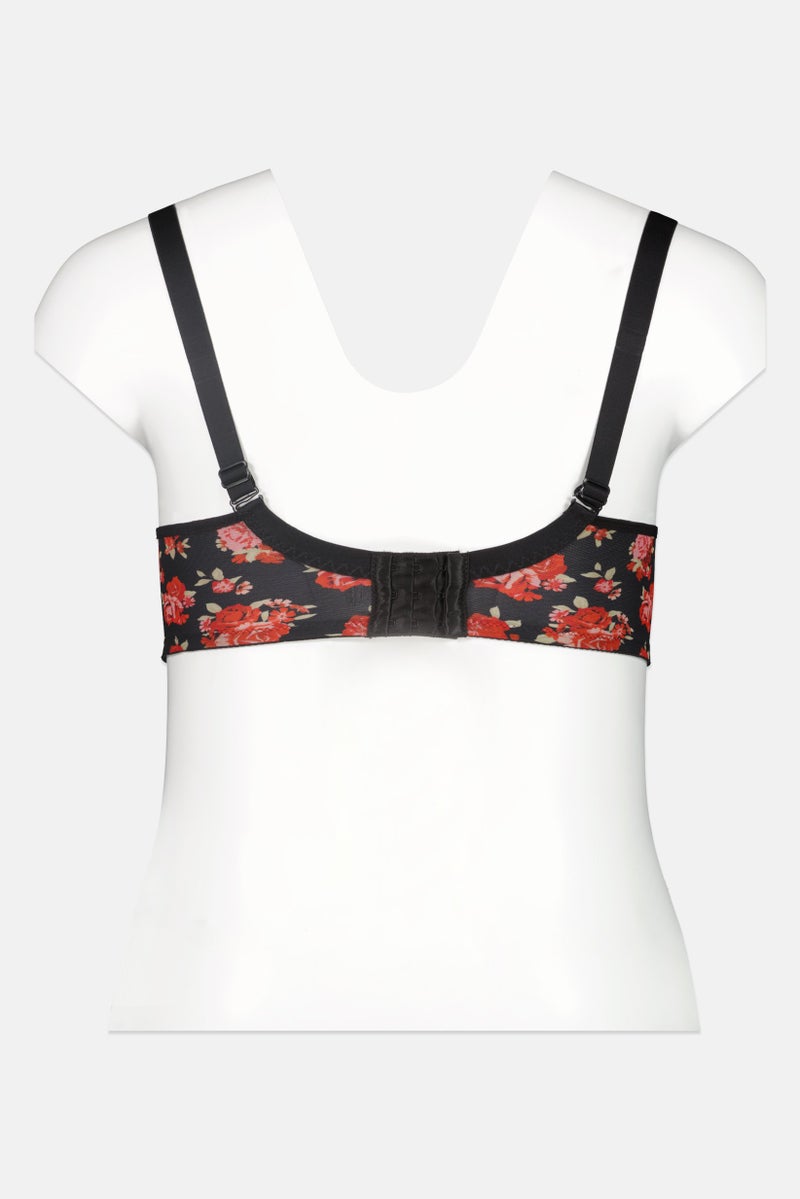 TRIUMPH Women Beauty Full Print Mesh Lightly Padded Bra, Multicolor  - Image 2