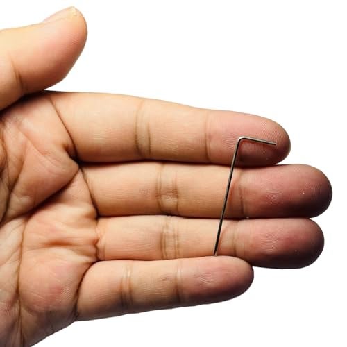 ZDingTech 10pcs 1.27mm Allen Wrench sets,1.27mm Hex Key allen Door Key L Shaped hex wrench set with Long Arm - Image 4