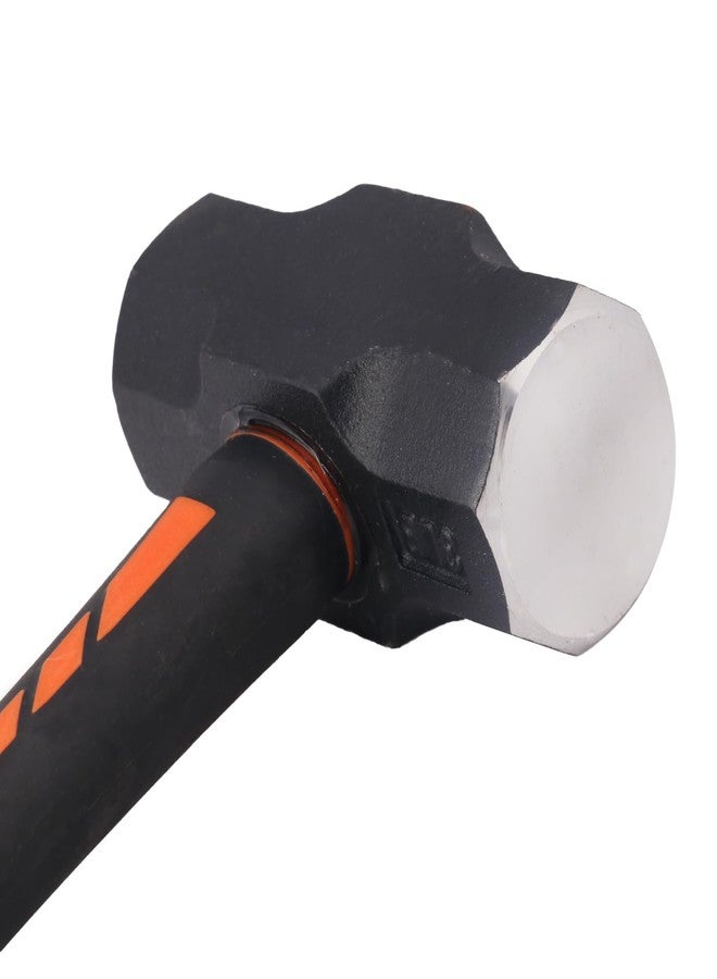 GENHAKON 2 Packs 3lb Sledgehammer with 13 Inch long Fiberglass Handle, Drilling/Crack Hammer, No-Slip Rubber Grip, and Forged Steel Construction,(3-Pound Sledge), by GENHAKON - Image 3