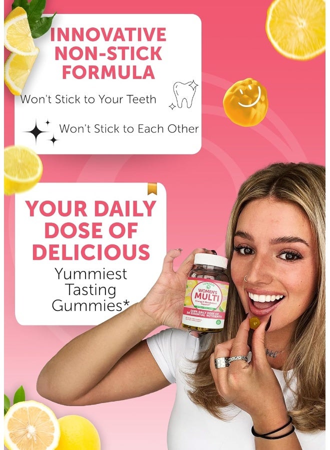 LUNAKAI Usa Made Womens Multivitamin Gummies - Delicious Daily 16 Multi Vitamins For Women - Supports Wellness, Energy & Essential Health, 60Ct - Image 3