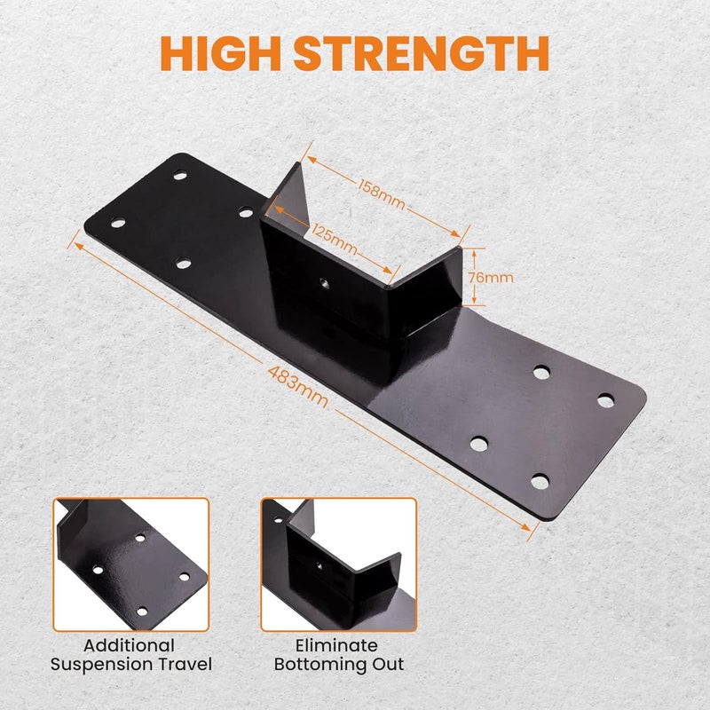Tuningsworld Frame C Notch Kit for Chevrolet Silverado & GMC Sierra 1500 (1999-2006) - Rear Axle Lowering - Image 2