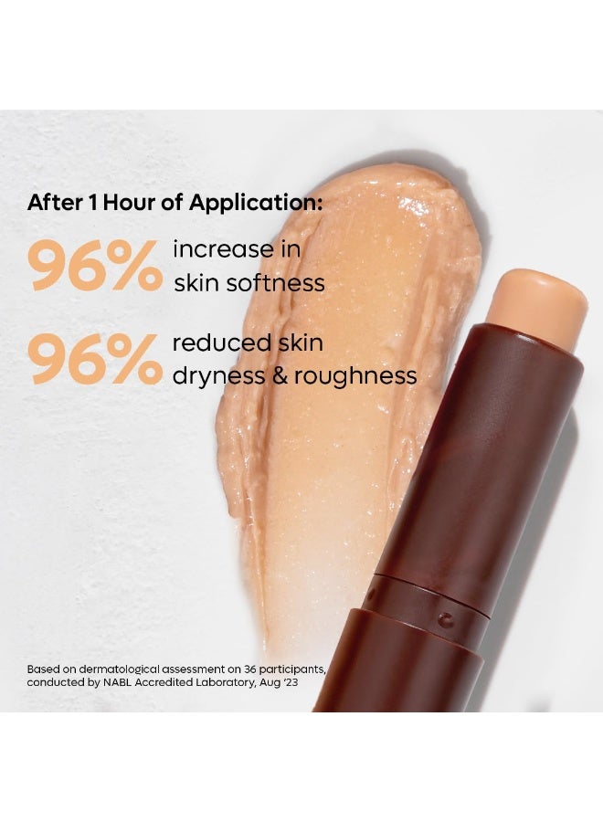 إم كافيين مرطب شفاه ماكافيين بالشوكولاتة بعامل حماية من الشمس ٢٠+ للشفاه الجافة والمتشققة | ترطيب يدوم ٢٤ ساعة مع حماية من الشمس | زبدة الكاكاو والكافيين للنساء والرجال، عبوة واحدة، بيج - Image 3