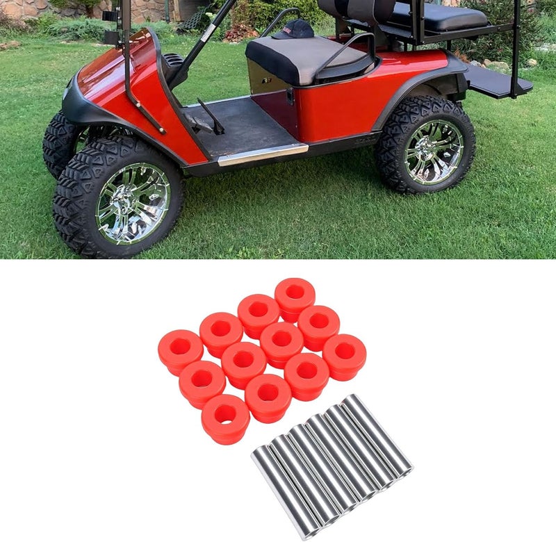 Haofy Cart Rear Leaf Spring Bushing Kit for EZGO TXT Medalist DS Metal Sleeve Set 70289 G02 Replacement for Cart Maintenance Off Road Utility Vehicle Use - Image 3