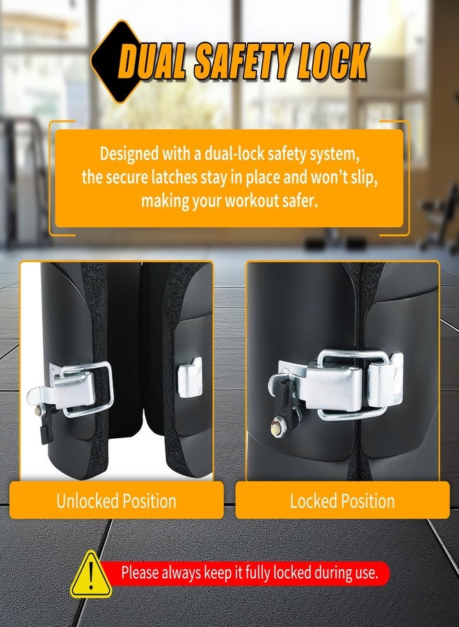 FLKQC Gravity Inversion Boots with 2 Hooks, Anti Gravity Hanging Boots for Core Strength Training, Ab Crunch, Back Pain Relief, and Spine Decompression,Additional 2m Safety Rope, Nylon Material - Image 4