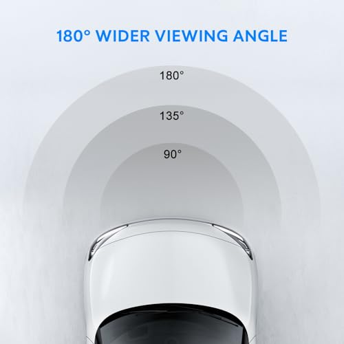 AUTO-VOX CAM7 Pro Backup Camera, IP69K Waterproof and Fisheye Correction 1080P HD Clear Rear/Front View Reverse Camera, 180°Super Wide Angle Back up Camera for Cars,Truck,Camper,Van - Image 2