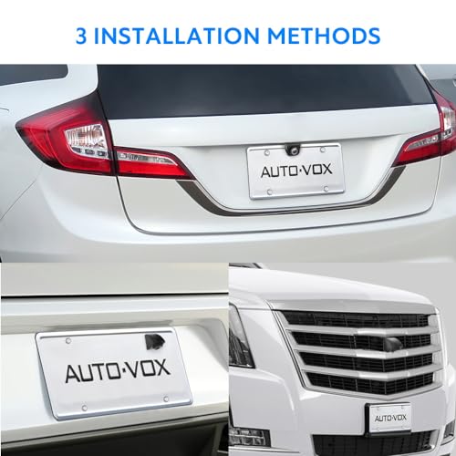 AUTO-VOX CAM7 Pro Backup Camera, IP69K Waterproof and Fisheye Correction 1080P HD Clear Rear/Front View Reverse Camera, 180°Super Wide Angle Back up Camera for Cars,Truck,Camper,Van - Image 5