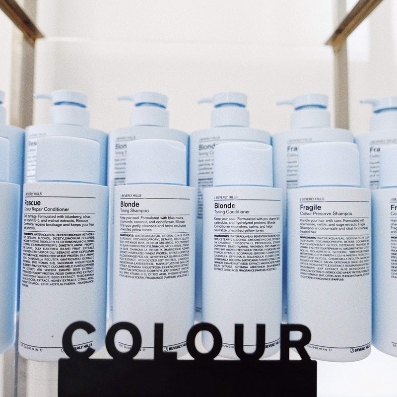 J Beverly Hills Blue Fragile Colour Preserve Shampoo with Sage Oil to Brighten Color, 12 Oz - Image 5