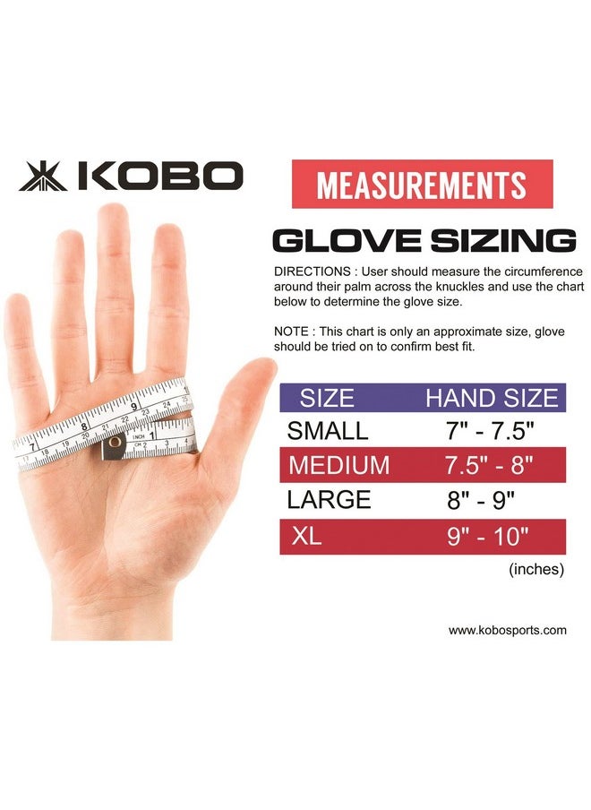 Kobo - Wtg-34-Medium Weight Lifting Gym Gloves With Silicone Grip Support For Good Grip Hand Protector Ideal For Weightlifting, Crossfit Training, Fitness, Pull Ups, Medium - Image 1