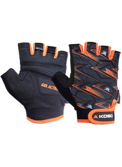 Wtg-34-Medium Weight Lifting Gym Gloves With Silicone Grip Support For Good Grip Hand Protector Ideal For Weightlifting, Crossfit Training, Fitness, Pull Ups, Medium