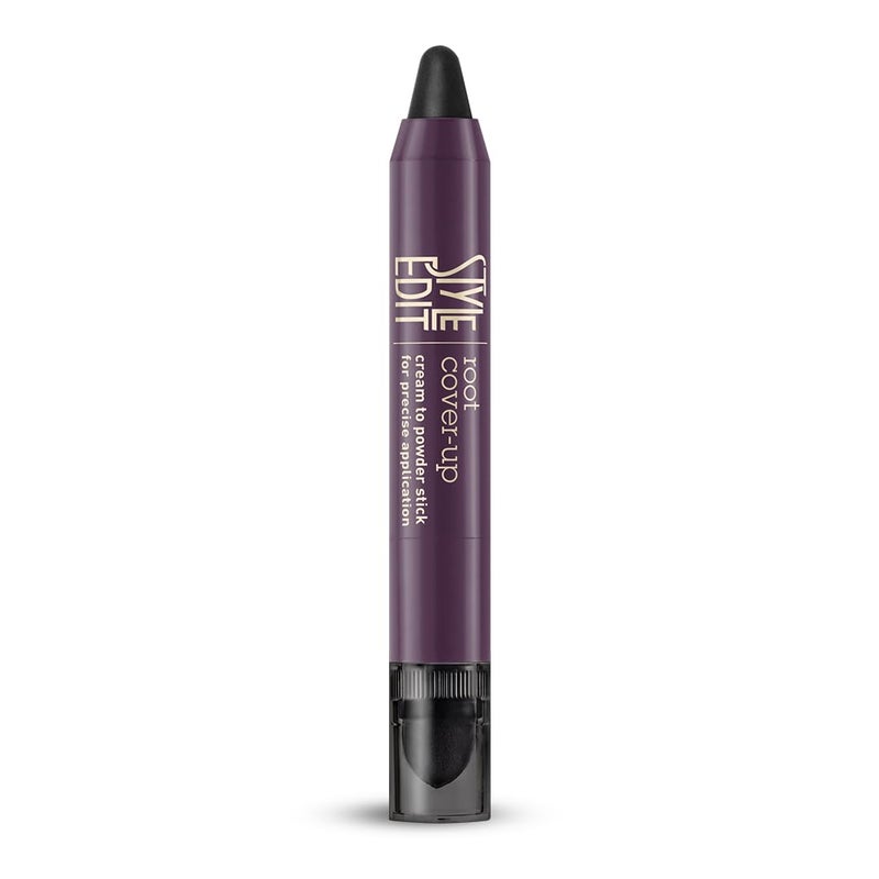 Style Edit Root Touch Up Stick Temporary Root Concealer and Black Hair Color for Gray Coverage Premium Shading Sponge Pen for Hair Makeup 011 oz