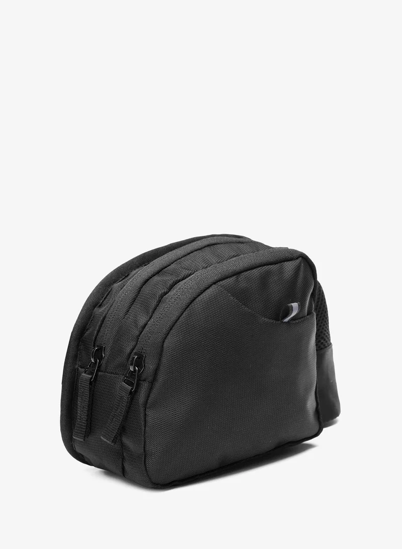 bewakoof  Unisex Black Outdoor Adventure Multi-Utility Waist Pouch  | Best Price UAE