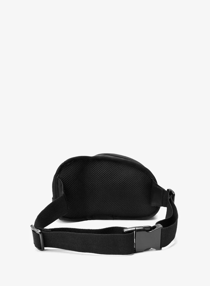 bewakoof  Unisex Black Outdoor Adventure Multi-Utility Waist Pouch  | Best Price UAE