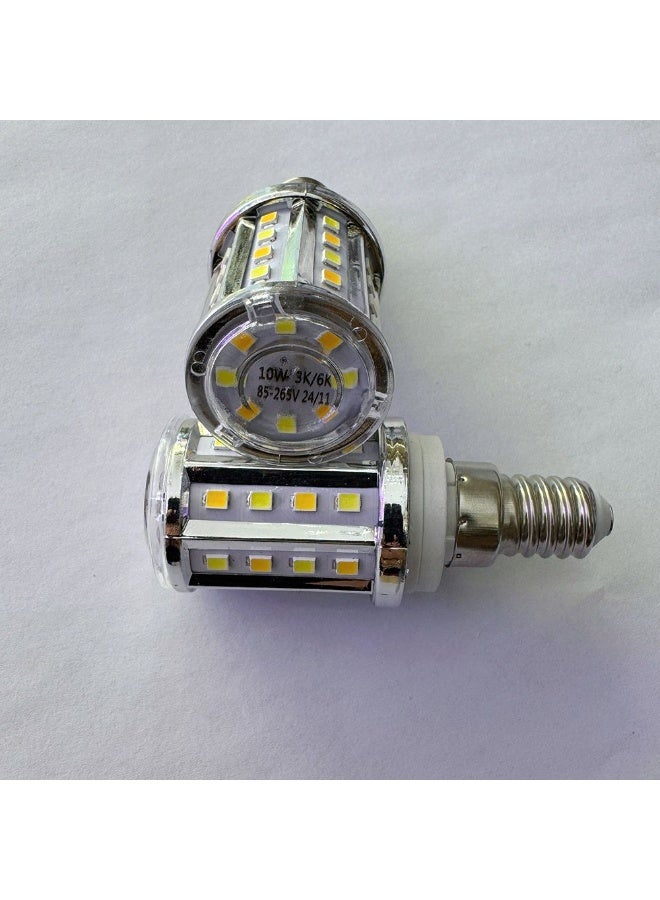 Danube Home Freesia 10 Watt - E14 LED Light Bulb For Chandeliers, Wall Lights | 3 in 1 Color Changeable Lights | Aluminum Base With Glass, Chrome Finish | 10W, AC 85-265Volt Bulb (1 Year Warranty) - Image 3