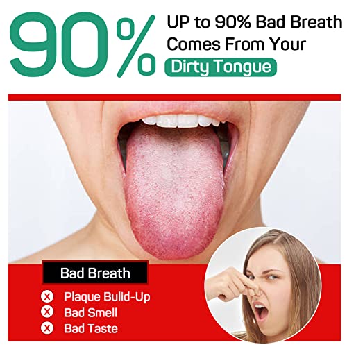 RONAVO Tongue Scraper for Kids Adults Tongue Cleaner for Small Mouth Fights Bad Breath Metal Tongue Scraper for Oral Hygiene Routine with Handy Case for TravelHomeOffice - Image 5