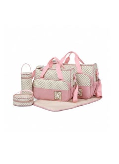Five-piece set of mother and baby mummy bag large-capacity multi-functional mother waiting for delivery baby bag going out one shoulder Messenger diaper bag