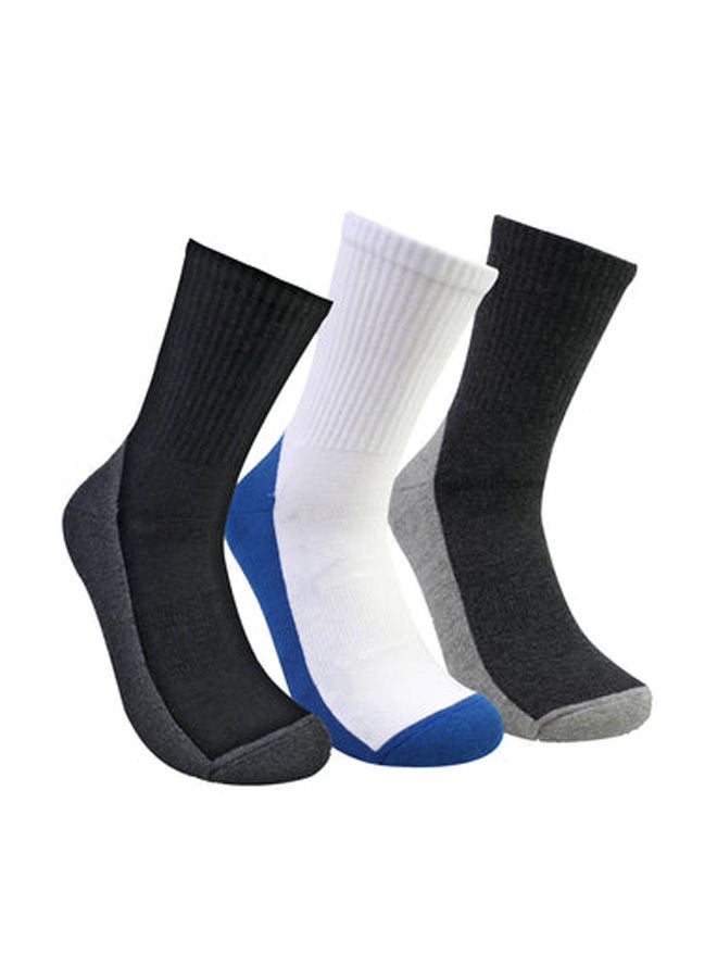 STITCH Men's Pack of 3 Half Terry Long Casual Socks