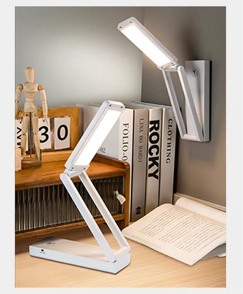 Dayalu Plastic LED Desk Reading Lamp for Office Home Table PC Work Light with USB Port 3 Colour Stepless Dimming Touch Control LED Lamp, Studying/Bedroom/Travel, Eye Caring Desk Light, White - Image 4