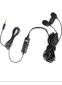 BOYA M1DM Dual Lavalier Microphone Black  - Image 3