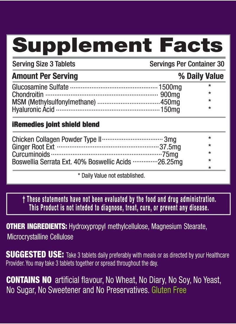 iRemedies - iFlexi Joints – 90 tablets – gluten free - Image 1