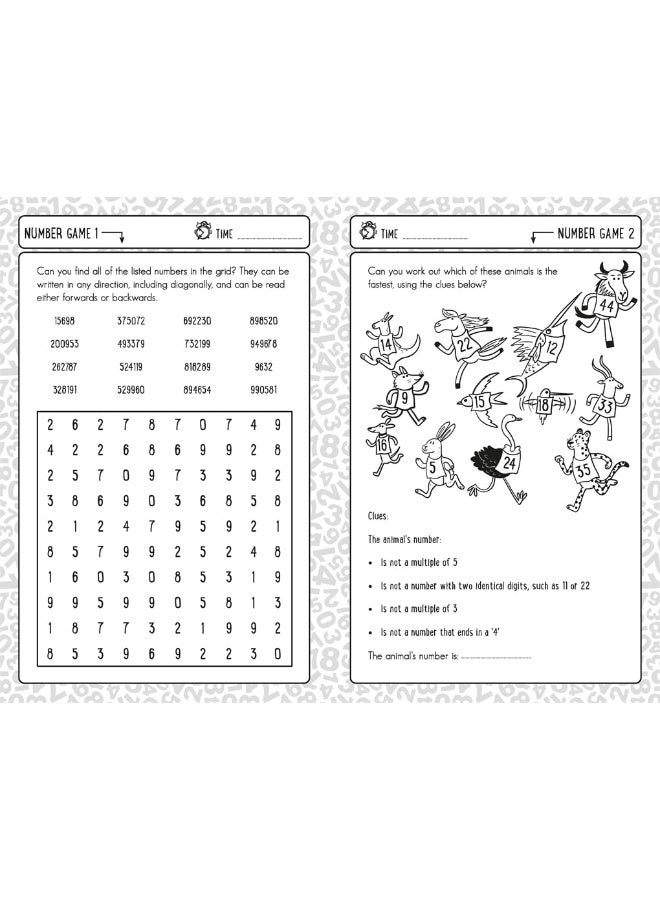 10-Minute Number Games for Clever Kids®: More than 100 puzzles to boost your brainpower  - Image 2