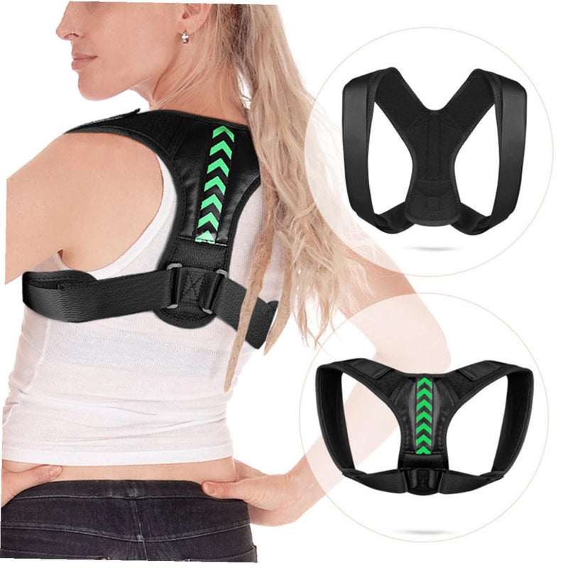 Adjustable Posture Corrector Belt For Back Support Hunchback Relief Black - Image 5